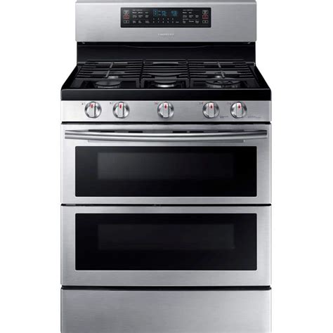 samsung gas range with double oven